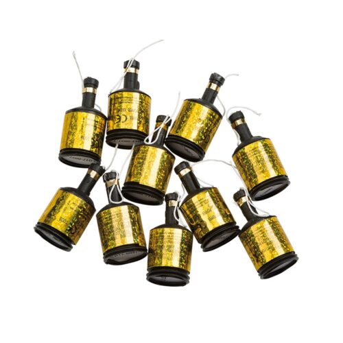 Classic party poppers 8 pcs