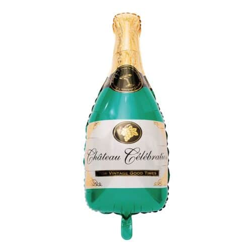 Folieballon chateau champagneflaske