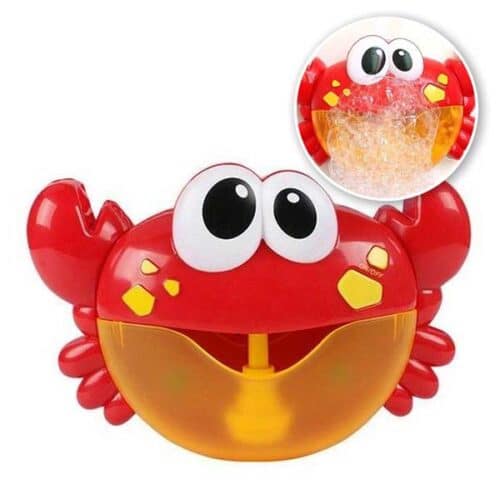 Musikalisk krabba med bubblor för bad crabbly