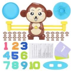 Balance mat game monkey