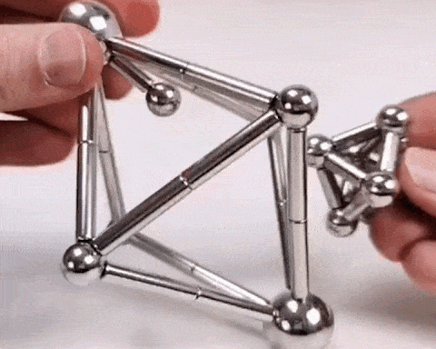 Magnetic construction toy gif