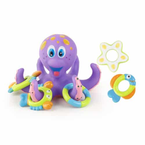 Swimming pool toys - dot the rings in the octopus