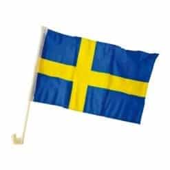 Bilflagga svensk 2pack