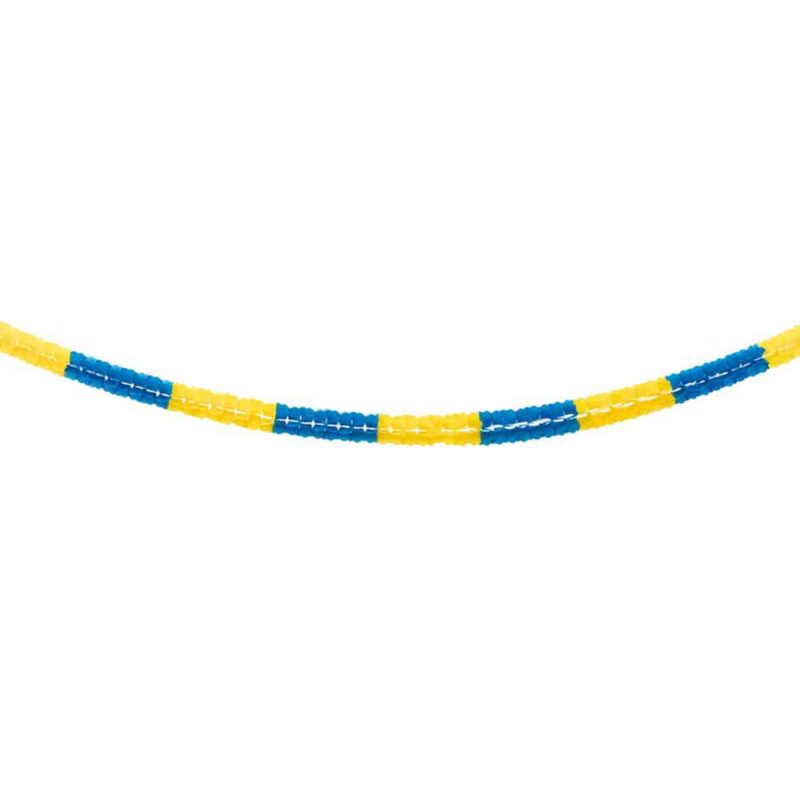 Garland blue yellow