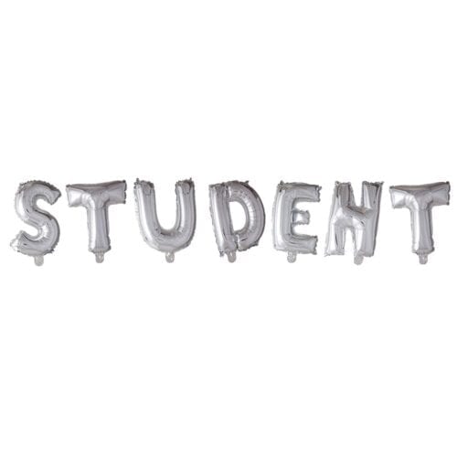 Studentballong Student Silver