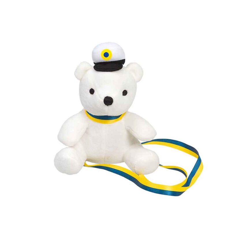 Student teddy bear polar bear