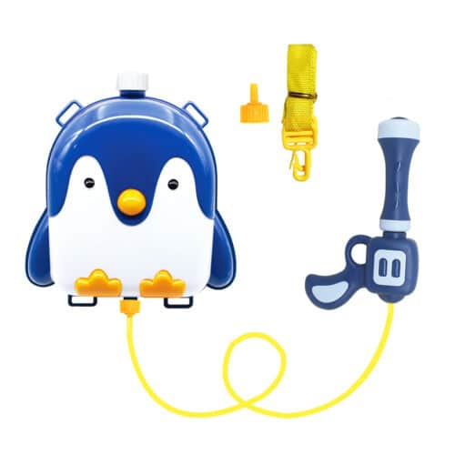 Summer Toy Water Gun with Animated Backpack Penguin