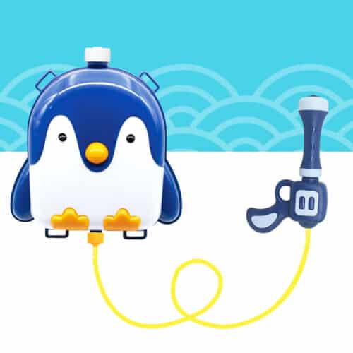 Summer Toy Water Gun with Animated Backpack Penguin