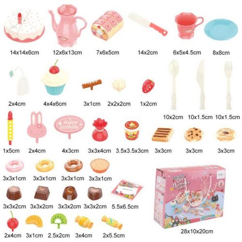 Toy confectionery set pastries 1