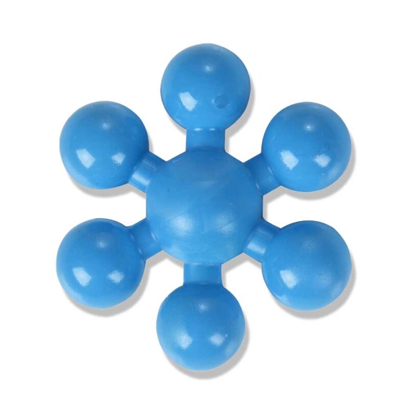 Construction kit children atomic particles 96 pieces atomic shape blue