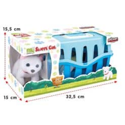 Leksakskatt set inklusive kattbur och tillbehor box