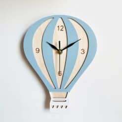 Balloon clock light blue