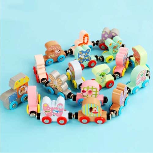 Number train - magnet toy and toy train 1