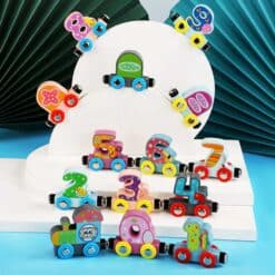 Number train - magnet toy and toy train 3