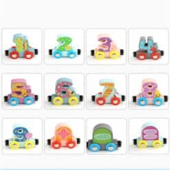 Number train - magnet toy and toy train 4