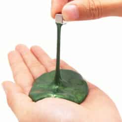 Magnetic slime - creative and stress-reducing toy example green