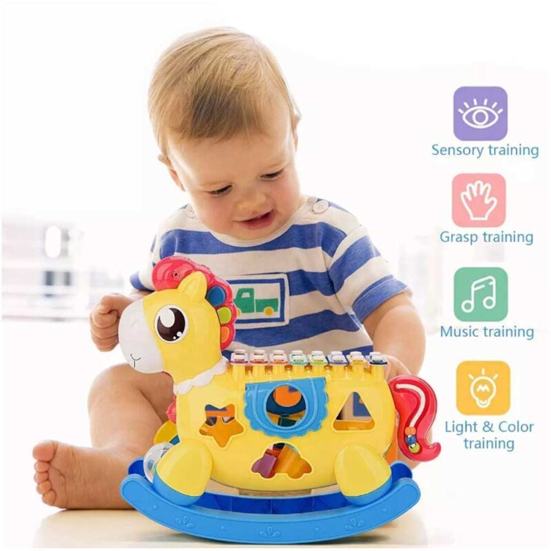 Aktivitätsspielzeug mit Blöcken und Xylophon für Babys