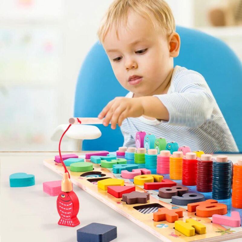 Activity board - practicing numbers and counting 3