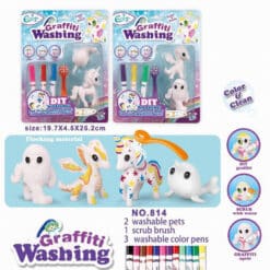 Craft set coloring unicorn toy purple set