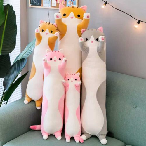 Stuffed animal Long cat cushion plush