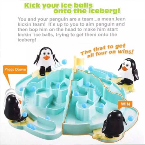Penguin Go brætspil instruktioner