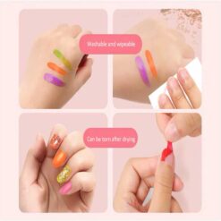 Nagelkit washable nail art instruktioner