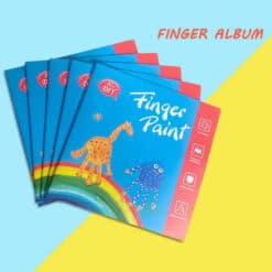 Coloring book for finger painting extra