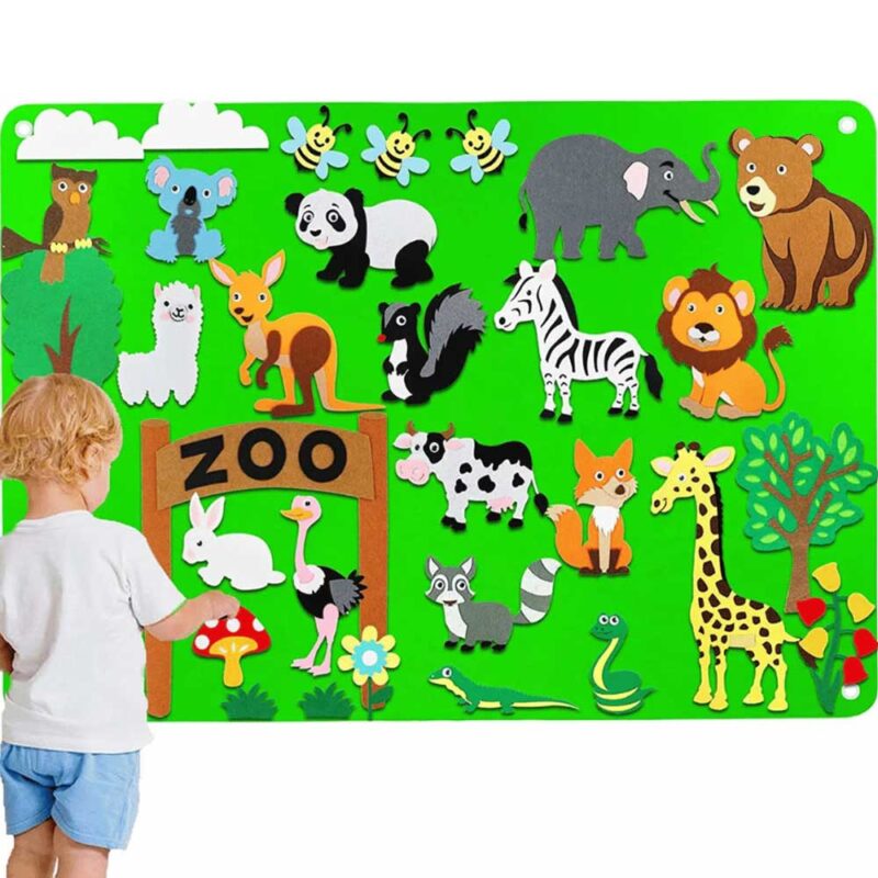 Zoo felt board