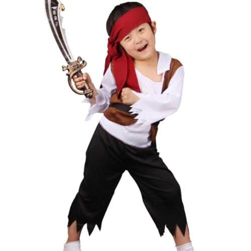 Halloweendräkt Pirat Barn 1