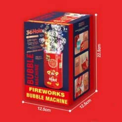 Bubble Machine Fireworks with LED Light Package