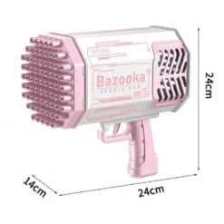 Bubbelpistol Bazooka storlek
