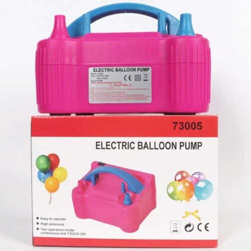 Elektrisk Ballongpump Dubbelmunstycke detaljer