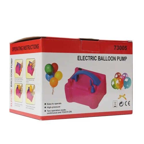 Elektrisk ballonpumpe med dobbelt dyse Emballage