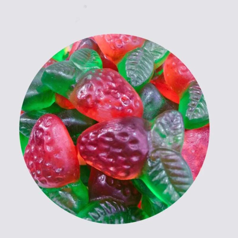 Jelly candy Strawberry details