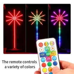 Lamp Fireworks LED with Control details 2