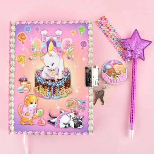 Diary Set with Cats details