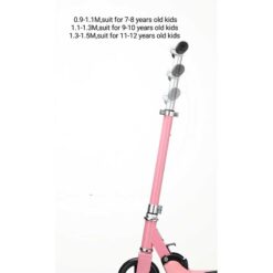 Elsparkcykel S2 Kids pink detaljer 3