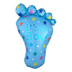 Folieballon Its a Boy Baby Foot