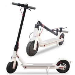 Electric scooter 8.5-inch white details
