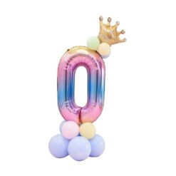 Balloon Pillar Crown for Number Balloon 0