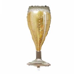 Folieballong Champagneglas Bubbel XXL