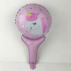 Pink Unicorn Balloon - Handheld Details