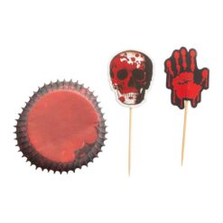 Cupcake Kit Blodigt Halloweenkalas