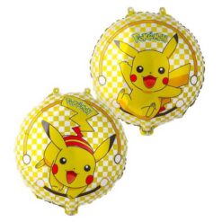 Round foil balloon Pokémon Pikachu 45cm