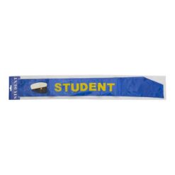 Student Ordensband Blå/Guld forpackning