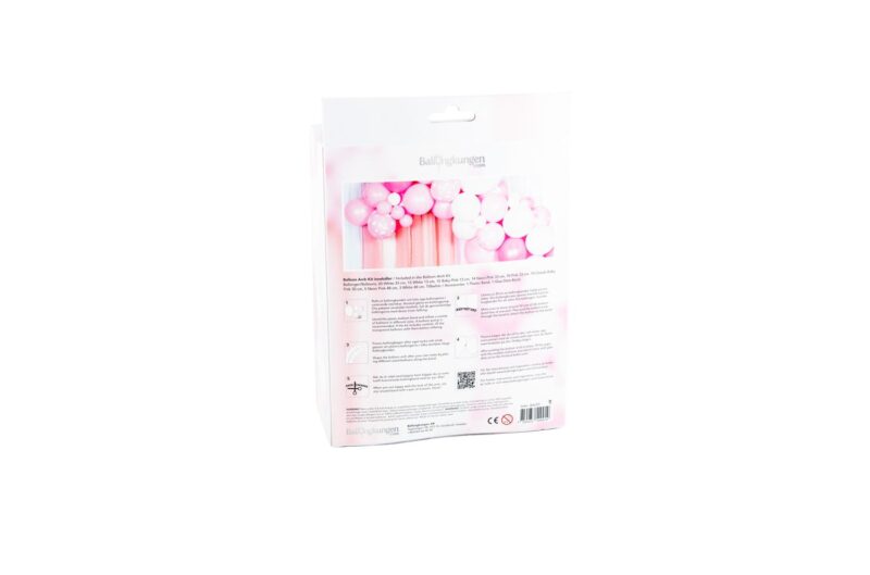 Ballongbåge Baby Pink 5 meter DIY Kit - Bild 4