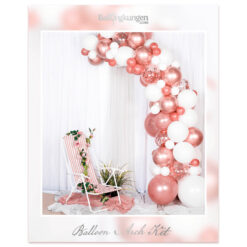 Ballongbåge Roséguld 5 meter DIY kit