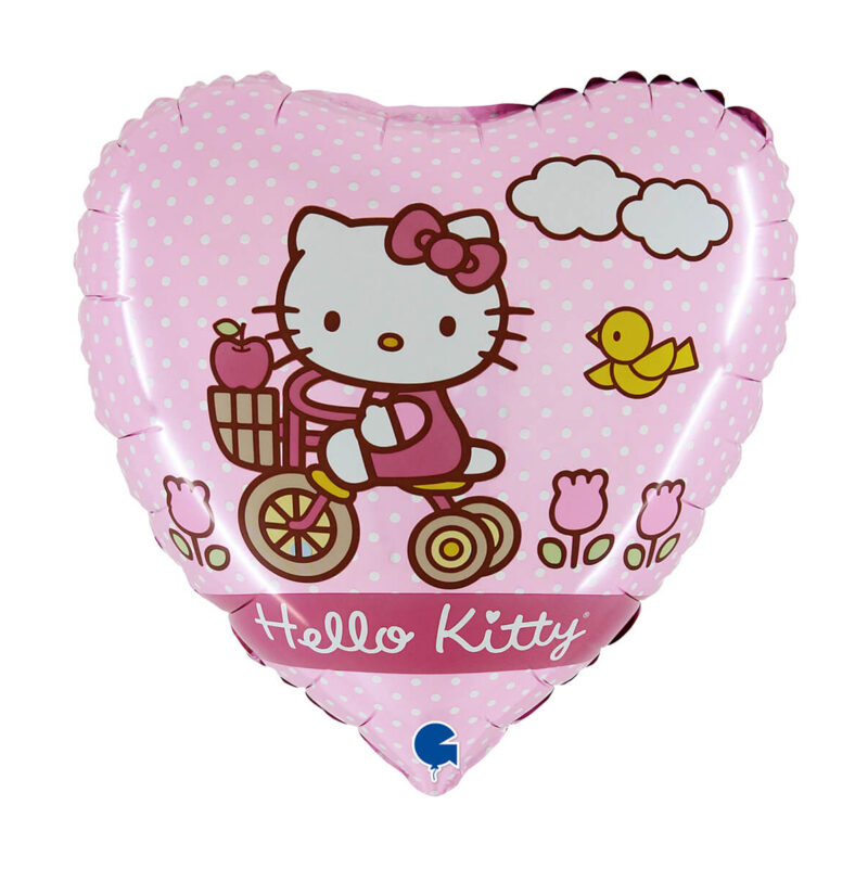 Folieballong Hello Kitty Bike 46 cm
