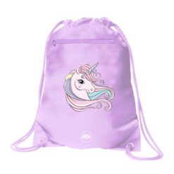 GYMBAG 34X45CM UNICORN LILA TINKA COOL SCHOOL