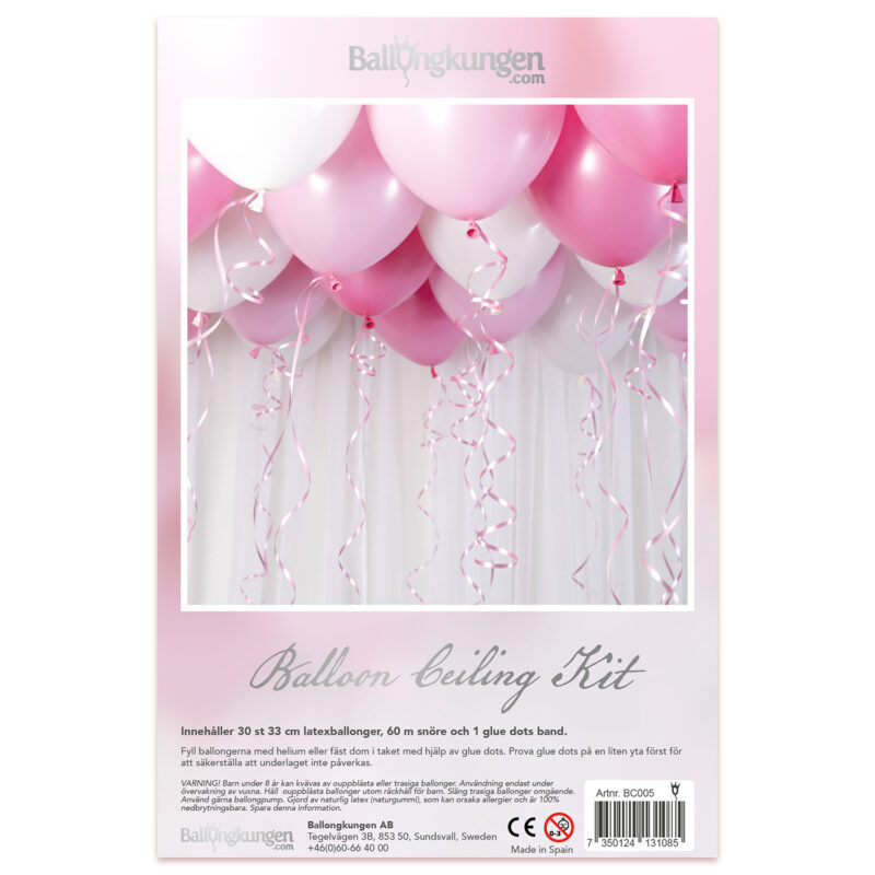 Takballonger Babyrosa Kit - Bild 3